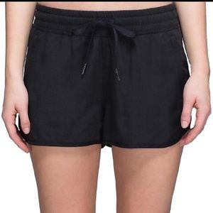 Navy Lululemon Varsity Shorts